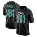 P.Eagles #98 Jalen Carter Player Carbon Black Fashion Home Game Gdoa Stitched Jerseys