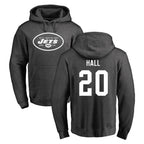 NY.Jets #20 Breece Hall Player Gray Pullover Hoodies Limited Game Gdoa Stitched Jerseys