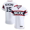 C.White Sox #15 Sean Newcomb Player White T-shirt Limited Elite Home Gdoa Stitched Jerseys