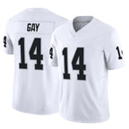 LV.Raiders #14 Matt Gay Player White Limited Vapor F.U.S.E. Home Game Gdoa Stitched Jerseys