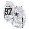 D.Cowboys #97 Kenny Clark Player Arctic Camo Salute to Service Hoodies Limited Game Gdoa Stitched Jerseys