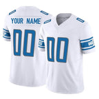 Custom D.Lions White Vapor F.U.S.E. Limited Home Game Any Name & Numbers Gdoa Stitched Jerseys