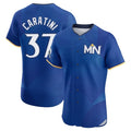 M.Twins #37 Victor Caratini Player Royal City Connect Limited Elite Home Fdoa Stitched Jerseys