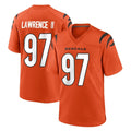 C.Bengals #97 Dexter Lawrence II Player Orange Home Game Gdoa Stitched Jerseys