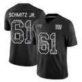NY.Giants #61 John Michael Schmitz Jr. Player Black Limited 2026 Salute to Service Home Game Gdoa Stitched Jerseys