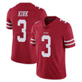 SF.49ers #3 Christian Kirk Player Red Limited Vapor Untouchable Home Game Gdoa Stitched Jerseys