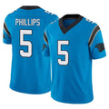 C.Panthers #5 Jaelan Phillips Player Blue Vapor F.U.S.E. Limited Home Game Gdoa Stitched Jerseys