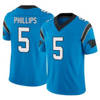 C.Panthers #5 Jaelan Phillips Player Blue Vapor F.U.S.E. Limited Home Game Gdoa Stitched Jerseys