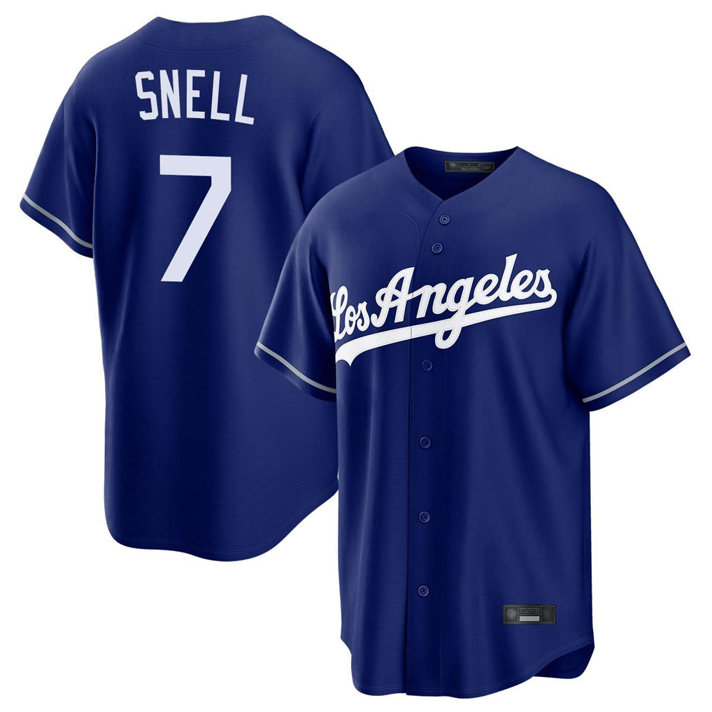 LA.Dodgers #7 Blake Snell Player Royal Game Fdoa Stitched Jerseys