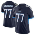 T.Titans #77 Peter Skoronski Player Navy Limited Vapor Untouchable Home Game Gdoa Stitched Jerseys
