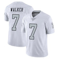 LV.Raiders #7 Quay Walker Player White Limited Color Rush Home Game Gdoa Stitched Jerseys
