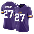 M.Vikings #27 Jordan Mason Player Purple Limited Vapor F.U.S.E. Home Game Gdoa Stitched Jerseys