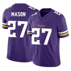 M.Vikings #27 Jordan Mason Player Purple Limited Vapor F.U.S.E. Home Game Gdoa Stitched Jerseys