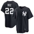 NY.Yankees #22 Ben Rice Player Navy Game Home Fdoa Stitched Jerseys