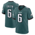 P.Eagles #6 DeVonta Smith Player Green Home Game Gdoa Stitched Jerseys