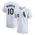 C.White Sox #10 Chase Meidroth Player White Stripe Limited Elite Home Gdoa Stitched Jerseys