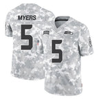 S.Seahawks #5 Jason Myers Player Arctic Camo Limited Salute To Service Home Game Gdoa Stitched Jerseys