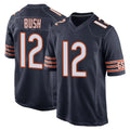 C.Bears #12 Devin Bush Player Navy Home Game Gdoa Stitched Jerseys