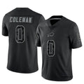 B.Bills #0 Keon Coleman Player Black RFLCTV Limited Gdoa Stitched Jerseys