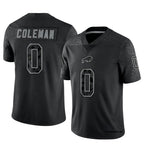 B.Bills #0 Keon Coleman Player Black RFLCTV Limited Gdoa Stitched Jerseys