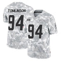 LA.Chargers #94 Dalvin Tomlinson Player Arctic Camo Salute To Service Limited Game Gdoa Stitched Jerseys