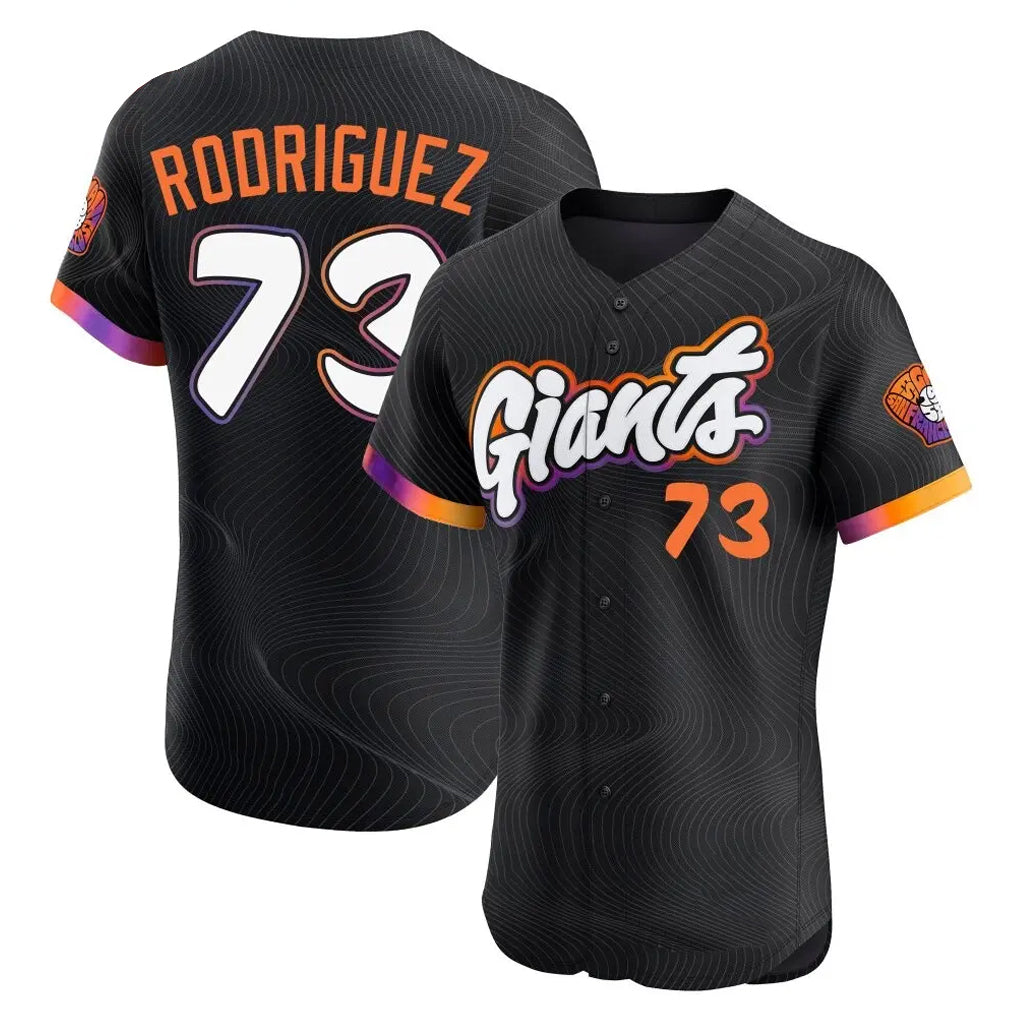 SF.Giants #73 Randy Rodriguez Player Black City Connect Home Limited Elite Fdoa Stitched Jerseys
