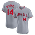 LA.Angels #14 Logan O'Hoppe Player Gray Home Limited Elite Fdoa Stitched Jerseys