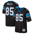 C.Panthers #85 Wesley Walls Player Black Mitchell & Ness Legacy Replica Gdoa Stitched Jerseys