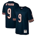 C.Bears #9 Jim McMahon Player Navy Mitchell & Ness Navy Legacy Replica Gdoa Stitched Jerseys