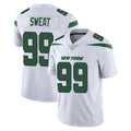 NY.Jets #99 T'Vondre Sweat Player White Spotlight Limited Vapor Home Game Gdoa Stitched Jerseys