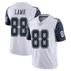 D.Cowboys #88 CeeDee Lamb Player White-Navy Limited Color Rush Vapor Untouchable Home Game Gdoa Stitched Jerseys