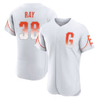 SF.Giants #38 Robbie Ray Player White City Connect Home Limited Elite Fdoa Stitched Jerseys