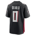 A.Falcons #0 Divine Deablo Player Black Home Game Gdoa Stitched Jerseys