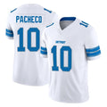D.Lions #10 Isiah Pacheco Player White Limited Vapor F.U.S.E. Alternate Home Game Gdoa Stitched Jerseys