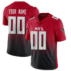 Custom A.Falcons Red Vapor Untouchable Limited Home Game Any Name & Numbers Gdoa Stitched Jerseys
