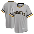 P.Pirates ## Pirates Blank Player Gray Throwback Cooperstown Collection Limited T-shirt Fdoa Stitched Jerseys