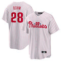 P.Phillies #28 Alec Bohm Player White Home Game Fdoa Stitched Jerseys