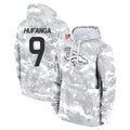 D.Broncos #9 Talanoa Hufanga Player Arctic Camo Salute to Service Hoodies Limited Game Gdoa Stitched Jerseys