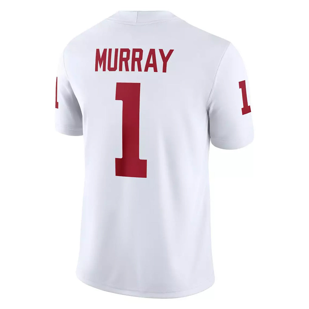 A.Cardinals #1 Kyler Murray Player White Dri-FIT Limited Home Game Gdoa Stitched Jerseys