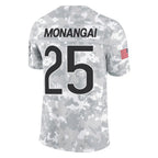C.Bears #25 Kyle Monangai Player Arctic Camo Salute to Service Limited Gdoa Stitched Jerseys