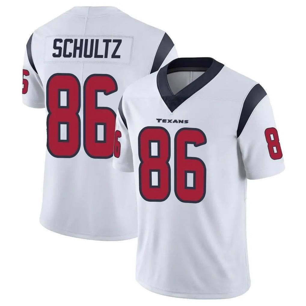 H.Texans #86 Dalton Schultz Player White Limited Vapor Untouchable Home Game Gdoa Stitched Jerseys