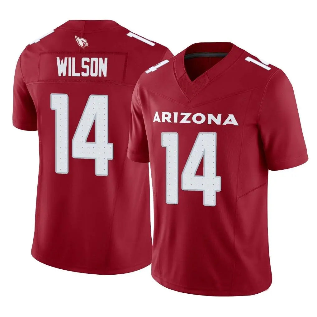 A.Cardinals #14 Michael Wilson Player Cardinal Vapor F.U.S.E. Limited Home Game Gdoa Stitched Jerseys