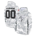 Custom TB.Buccaneers Arctic Camo Limited Salute to Service Pullover Hoodies Game Any Name & Numbers Gdoa Stitched Jerseys