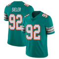 M.Dolphins #92 Zach Sieler Player Aqua Limited Alternate Vapor Untouchable Home Game Gdoa Stitched Jerseys