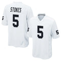 LV.Raiders #5 Eric Stokes Player White Home Game Gdoa Stitched Jerseys