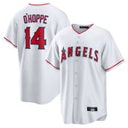 LA.Angels #14 Logan O'Hoppe Player White Home Game Fdoa Stitched Jerseys
