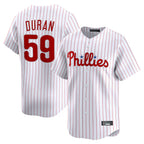P.Phillies #59 Jhoan Duran Player White Home Limited Fdoa Stitched Jerseys