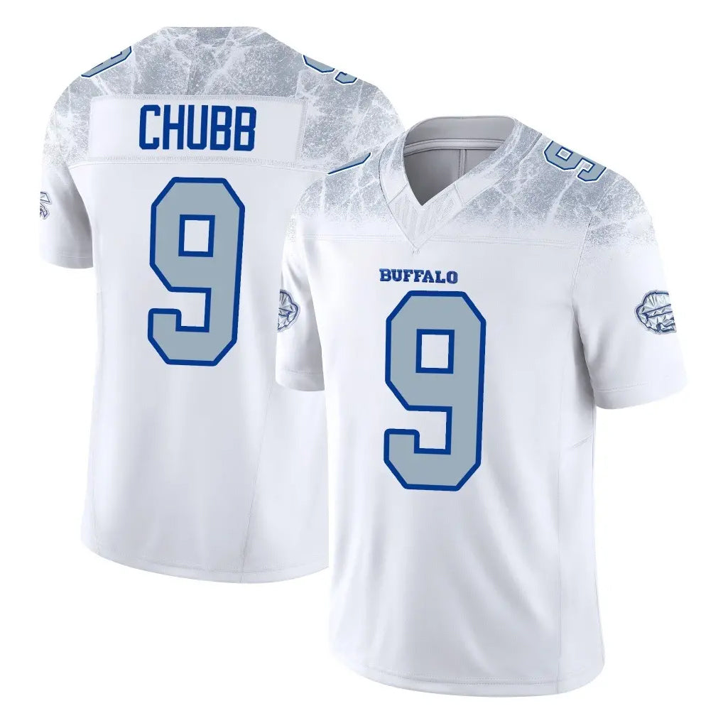 B.Bills #9 Bradley Chubb Player White Rivalries Collection Limited Game Gdoa Stitched Jerseys