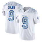 B.Bills #9 Bradley Chubb Player White Rivalries Collection Limited Game Gdoa Stitched Jerseys
