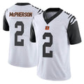 C.Bengals #2 Evan McPherson Player White Color Rush Vapor Untouchable Limted Home Game Gdoa Stitched Jerseys
